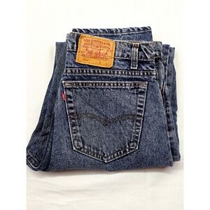 Levi Strauss 550 Jeans Men's 31x34 1/2 Regular Fit Blue Denim Made USA